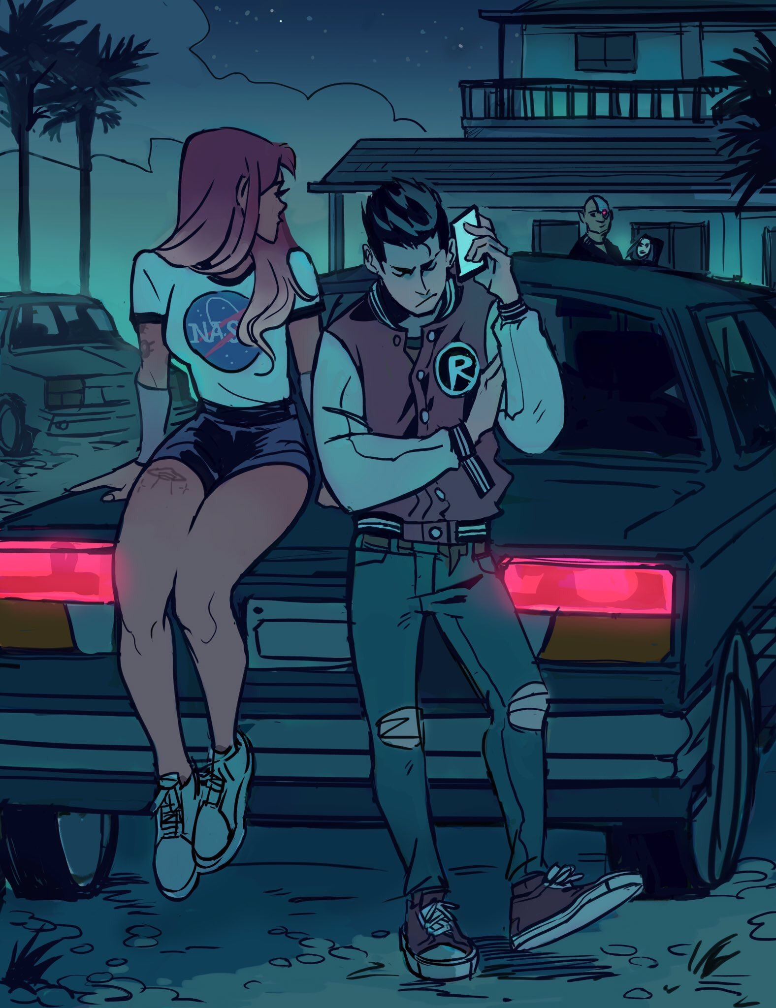 casual teen titans